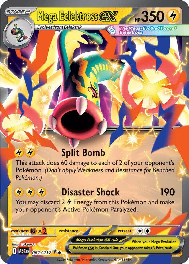 Mega Eelektross ex (061/217) [Mega Evolution: Ascended Heroes] | Gear Gaming Fayetteville