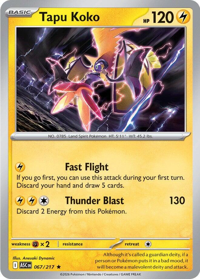 Tapu Koko (067/217) [Mega Evolution: Ascended Heroes] | Gear Gaming Fayetteville