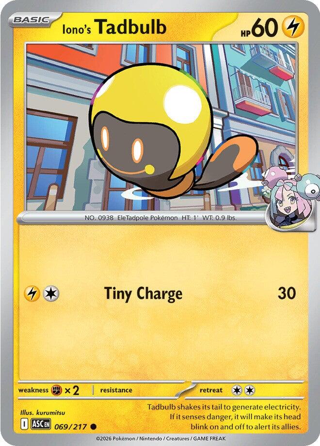 Iono's Tadbulb (069/217) [Mega Evolution: Ascended Heroes] | Gear Gaming Fayetteville