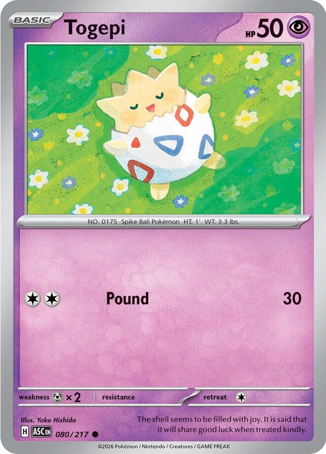 Togepi (080/217) [Mega Evolution: Ascended Heroes] | Gear Gaming Fayetteville