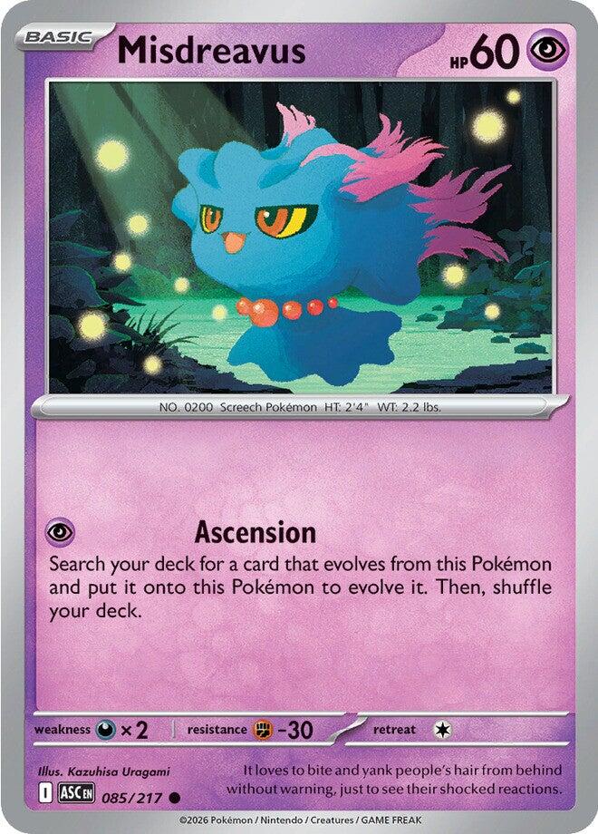 Misdreavus (085/217) [Mega Evolution: Ascended Heroes] | Gear Gaming Fayetteville