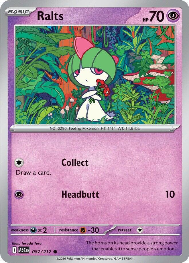 Ralts (087/217) [Mega Evolution: Ascended Heroes] | Gear Gaming Fayetteville