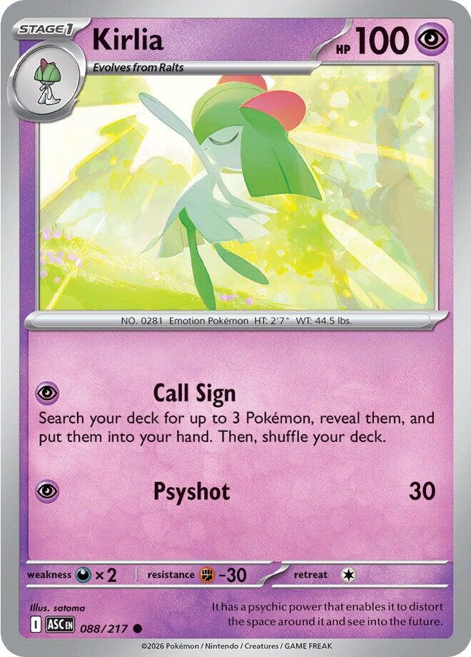 Kirlia (088/217) [Mega Evolution: Ascended Heroes] | Gear Gaming Fayetteville