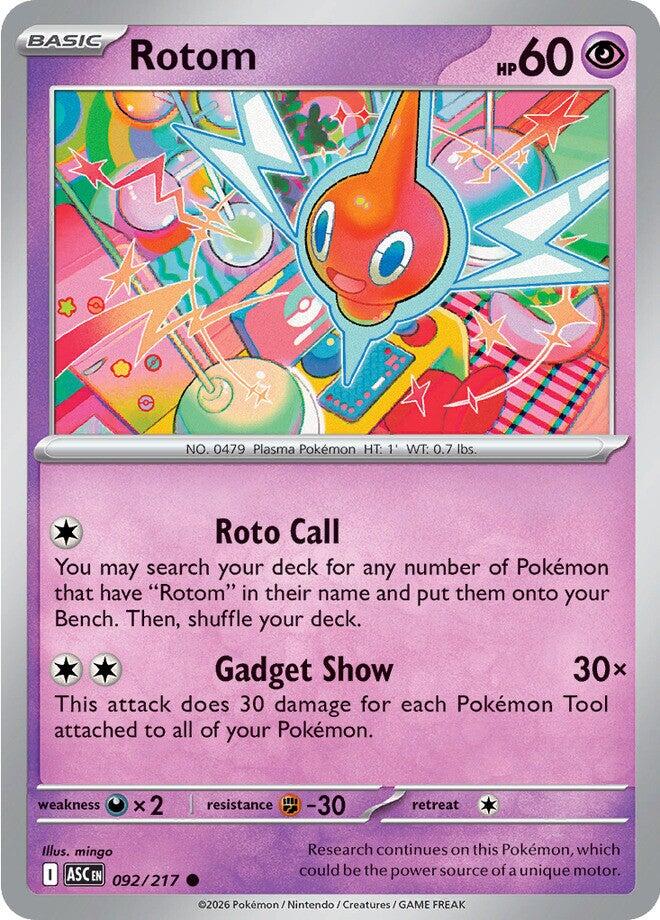 Rotom (092/217) [Mega Evolution: Ascended Heroes] | Gear Gaming Fayetteville