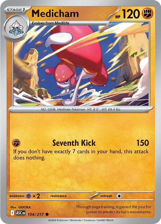 Medicham (104/217) [Mega Evolution: Ascended Heroes] | Gear Gaming Fayetteville