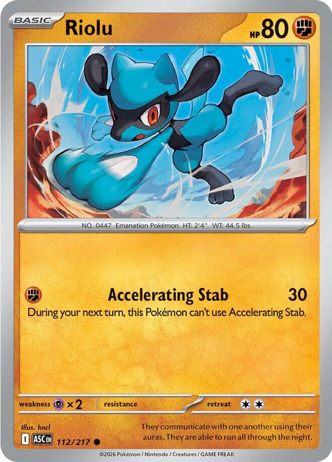 Riolu (112/217) [Mega Evolution: Ascended Heroes] | Gear Gaming Fayetteville