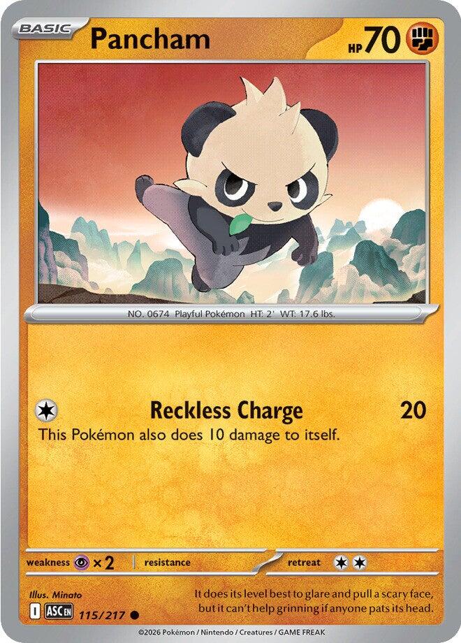 Pancham (115/217) [Mega Evolution: Ascended Heroes] | Gear Gaming Fayetteville