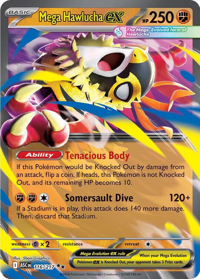 Mega Hawlucha ex (116/217) [Mega Evolution: Ascended Heroes] | Gear Gaming Fayetteville