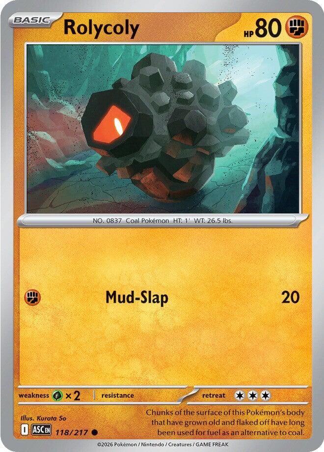 Rolycoly (118/217) [Mega Evolution: Ascended Heroes] | Gear Gaming Fayetteville