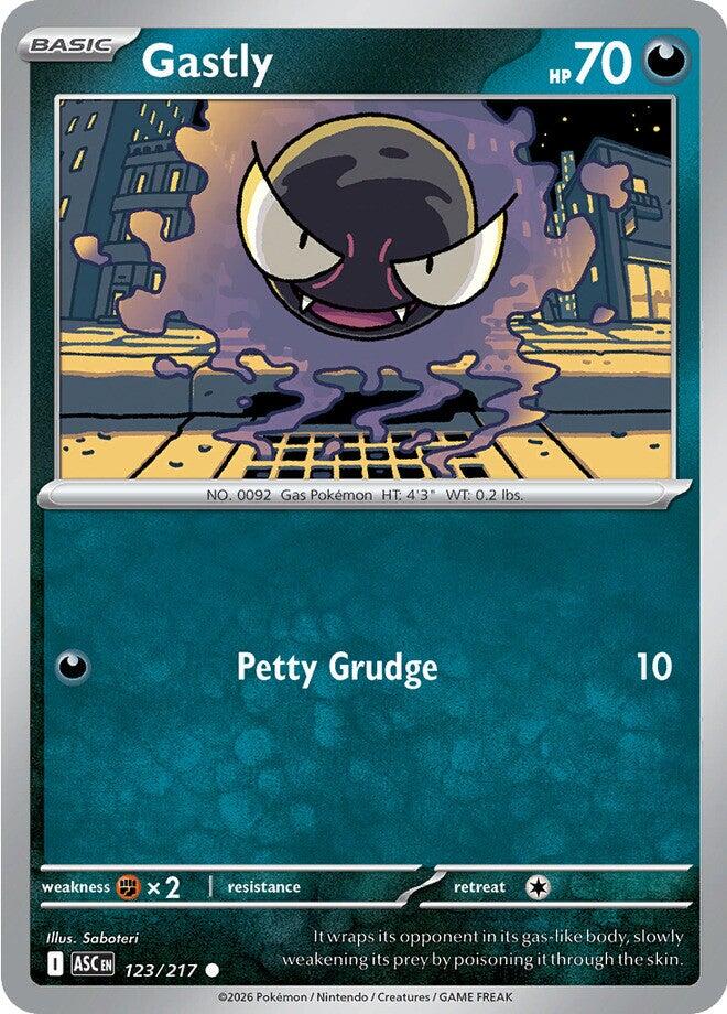 Gastly (123/217) [Mega Evolution: Ascended Heroes] | Gear Gaming Fayetteville