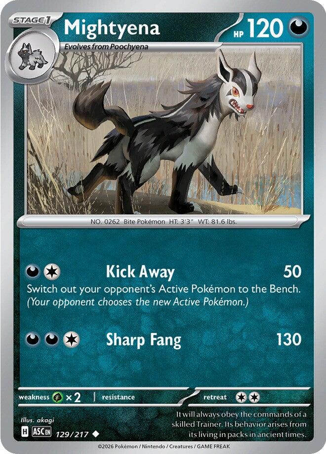 Mightyena (129/217) [Mega Evolution: Ascended Heroes] | Gear Gaming Fayetteville