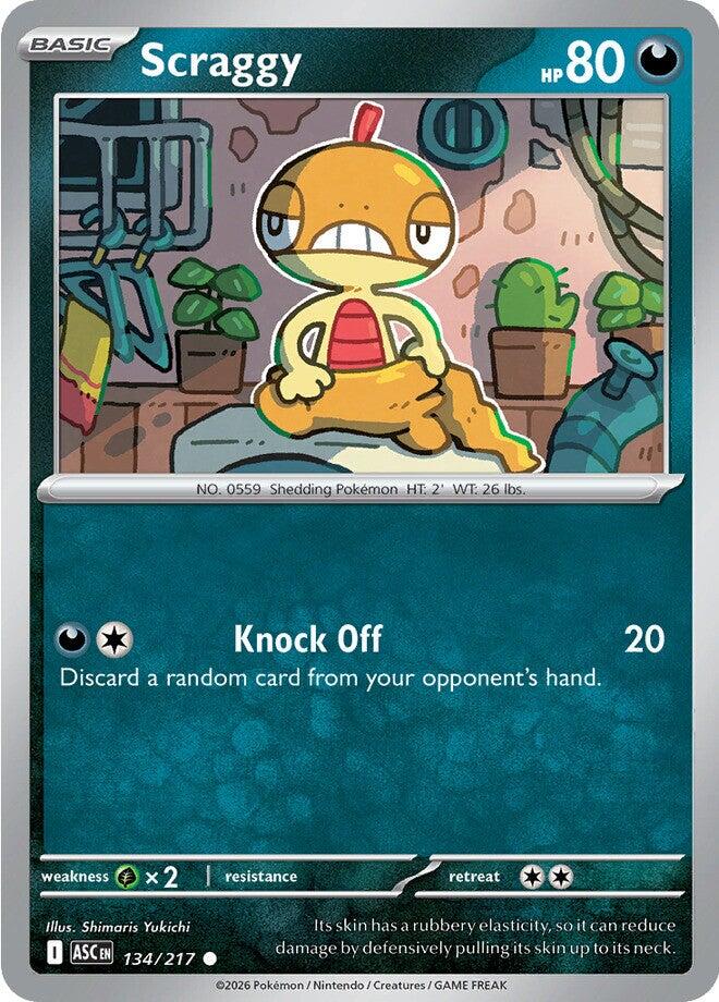 Scraggy (134/217) [Mega Evolution: Ascended Heroes] | Gear Gaming Fayetteville