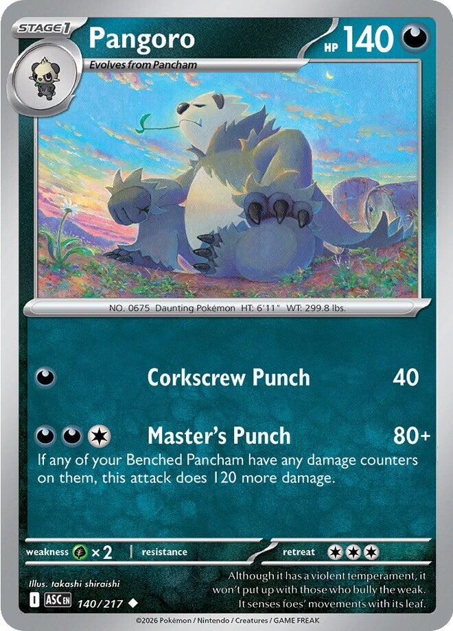 Pangoro (140/217) [Mega Evolution: Ascended Heroes] | Gear Gaming Fayetteville