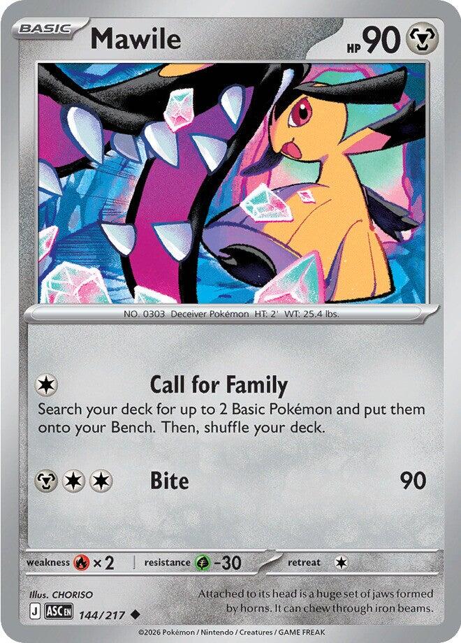 Mawile (144/217) [Mega Evolution: Ascended Heroes] | Gear Gaming Fayetteville