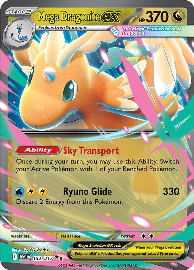 Mega Dragonite ex (152/217) [Mega Evolution: Ascended Heroes] | Gear Gaming Fayetteville