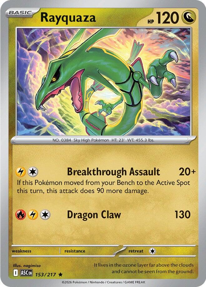 Rayquaza (153/217) [Mega Evolution: Ascended Heroes] | Gear Gaming Fayetteville