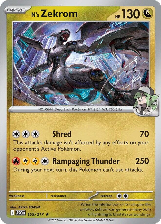 N's Zekrom (155/217) [Mega Evolution: Ascended Heroes] | Gear Gaming Fayetteville