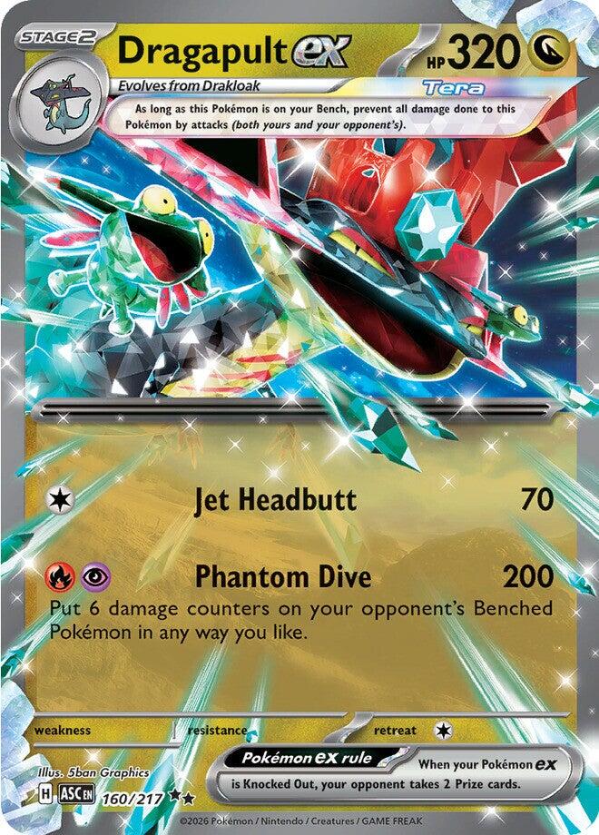 Dragapult ex (160/217) [Mega Evolution: Ascended Heroes] | Gear Gaming Fayetteville