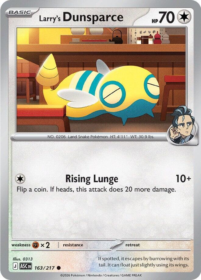 Larry's Dunsparce (163/217) [Mega Evolution: Ascended Heroes] | Gear Gaming Fayetteville