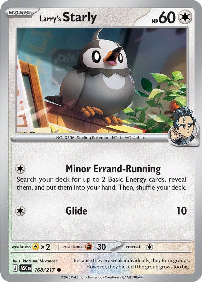 Larry's Starly (168/217) [Mega Evolution: Ascended Heroes] | Gear Gaming Fayetteville