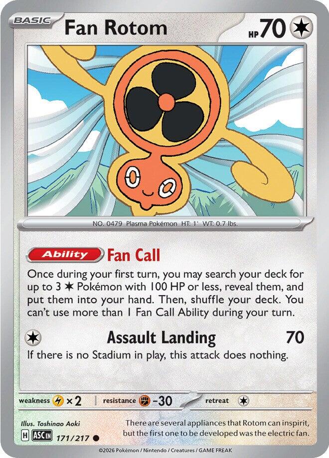 Fan Rotom (171/217) [Mega Evolution: Ascended Heroes] | Gear Gaming Fayetteville