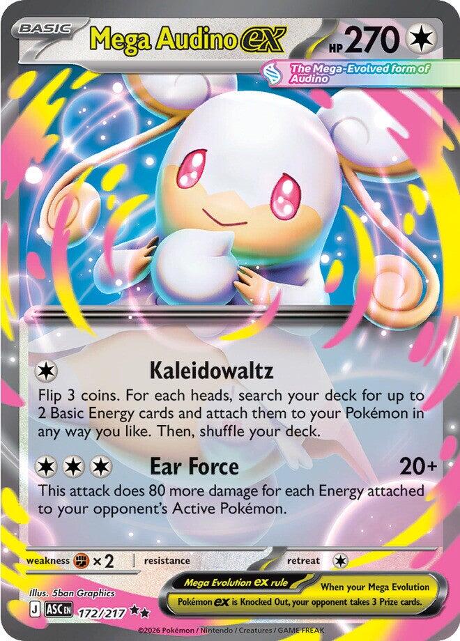 Mega Audino ex (172/217) [Mega Evolution: Ascended Heroes] | Gear Gaming Fayetteville