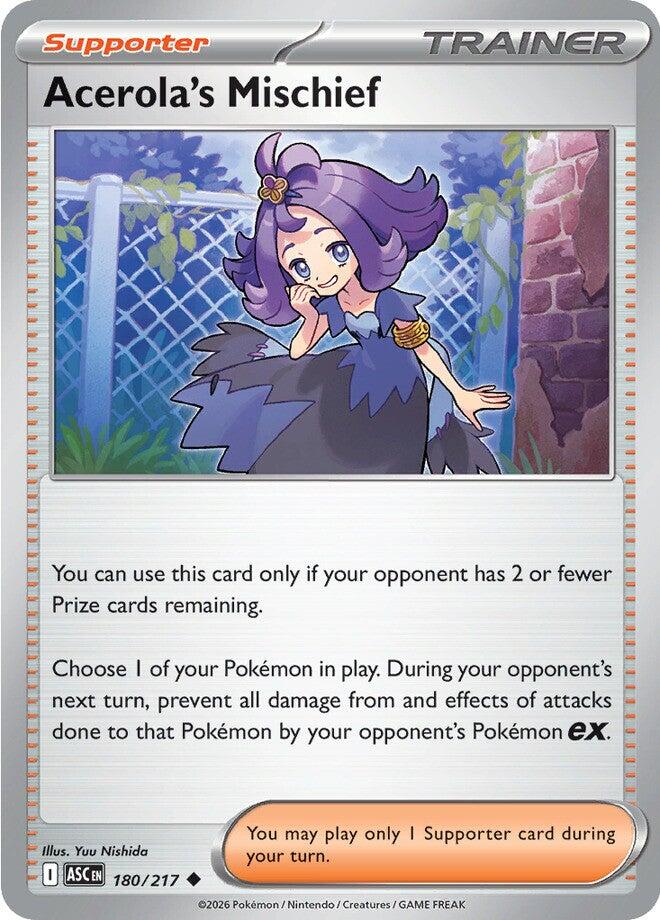 Acerola's Mischief (180/217) [Mega Evolution: Ascended Heroes] | Gear Gaming Fayetteville