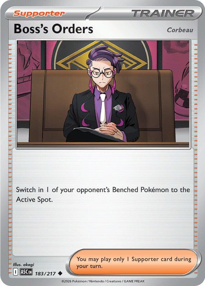 Boss's Orders [Corbeau] - 183/217 [Mega Evolution: Ascended Heroes] | Gear Gaming Fayetteville