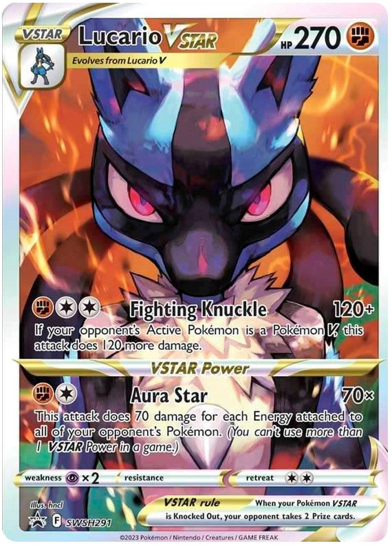 Lucario VSTAR (SWSH291) [Sword & Shield: Black Star Promos] | Gear Gaming Fayetteville