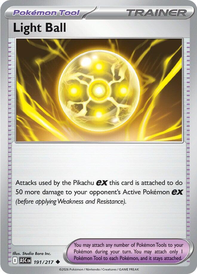 Light Ball (191/217) [Mega Evolution: Ascended Heroes] | Gear Gaming Fayetteville