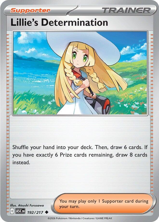 Lillie's Determination (192/217) [Mega Evolution: Ascended Heroes] | Gear Gaming Fayetteville