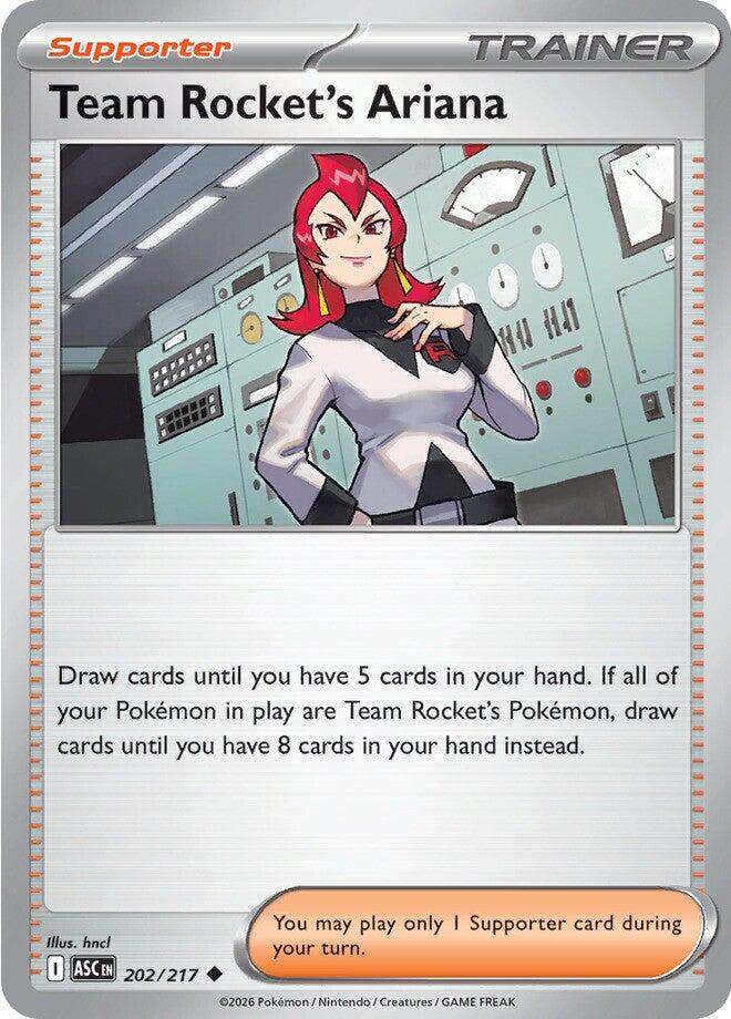 Team Rocket's Ariana (202/217) [Mega Evolution: Ascended Heroes] | Gear Gaming Fayetteville