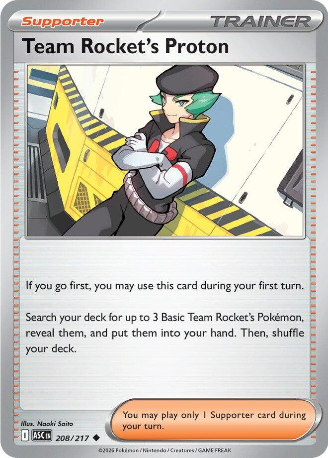 Team Rocket's Proton (208/217) [Mega Evolution: Ascended Heroes] | Gear Gaming Fayetteville