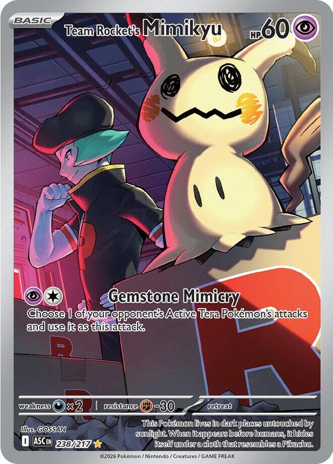 Team Rocket's Mimikyu (238/217) [Mega Evolution: Ascended Heroes] | Gear Gaming Fayetteville