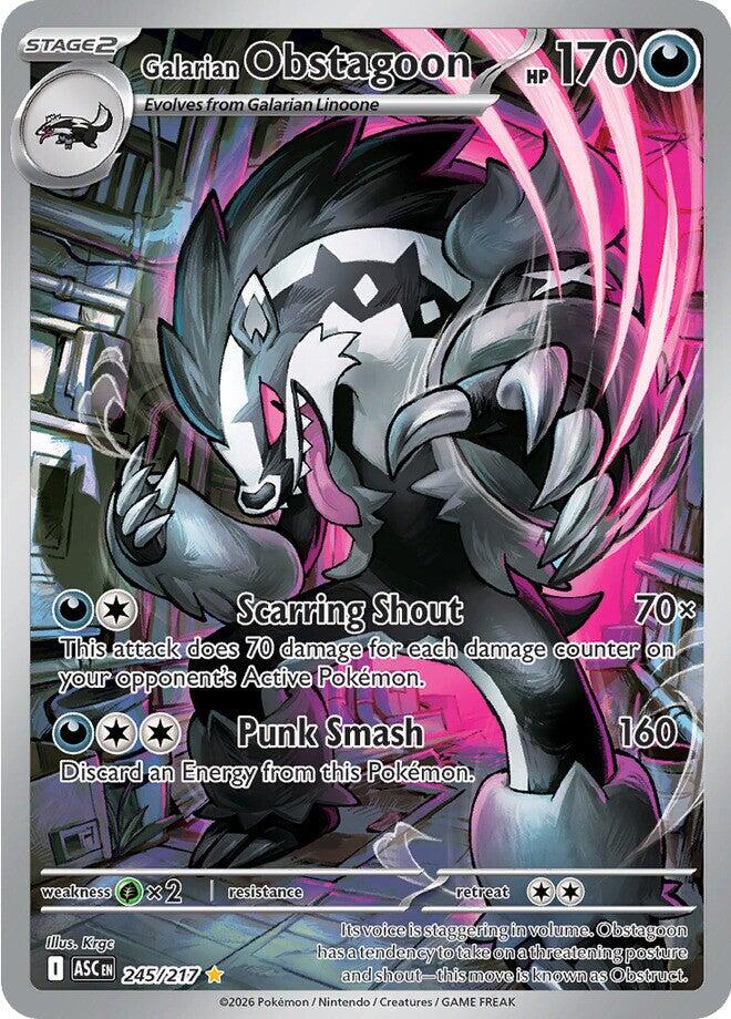 Galarian Obstagoon (245/217) [Mega Evolution: Ascended Heroes] | Gear Gaming Fayetteville