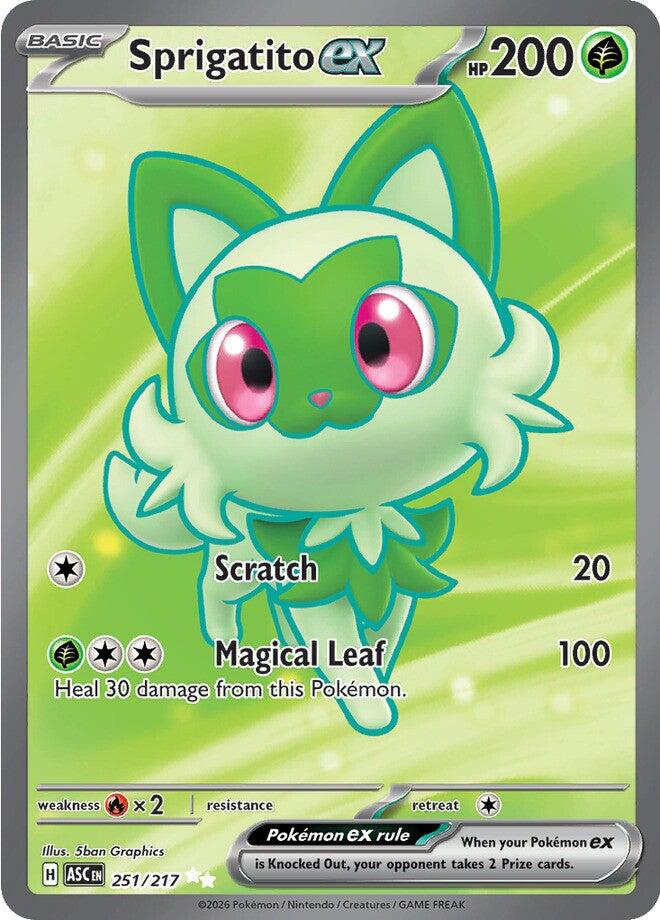 Sprigatito ex (251/217) [Mega Evolution: Ascended Heroes] | Gear Gaming Fayetteville