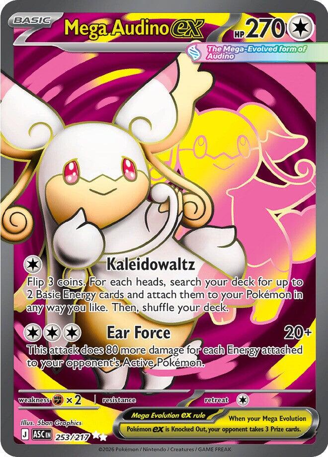 Mega Audino ex (253/217) [Mega Evolution: Ascended Heroes] | Gear Gaming Fayetteville
