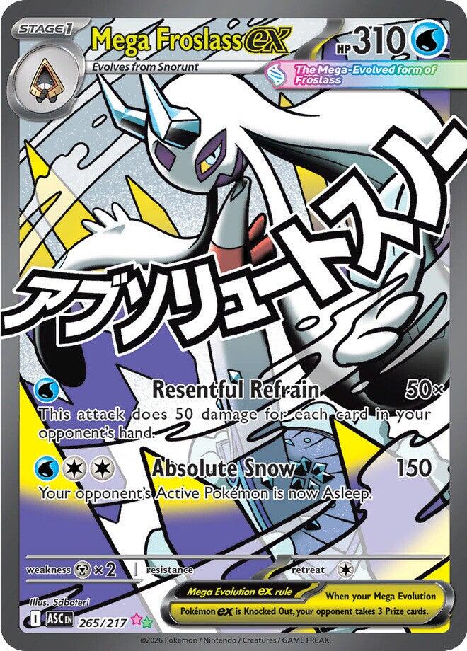 Mega Froslass ex (265/217) [Mega Evolution: Ascended Heroes] | Gear Gaming Fayetteville