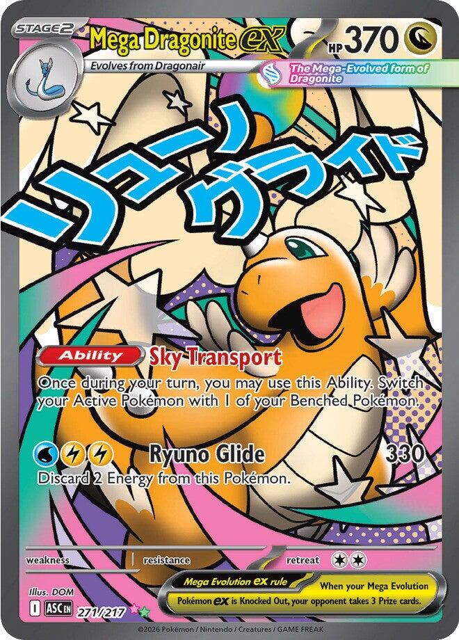 Mega Dragonite ex (271/217) [Mega Evolution: Ascended Heroes] | Gear Gaming Fayetteville