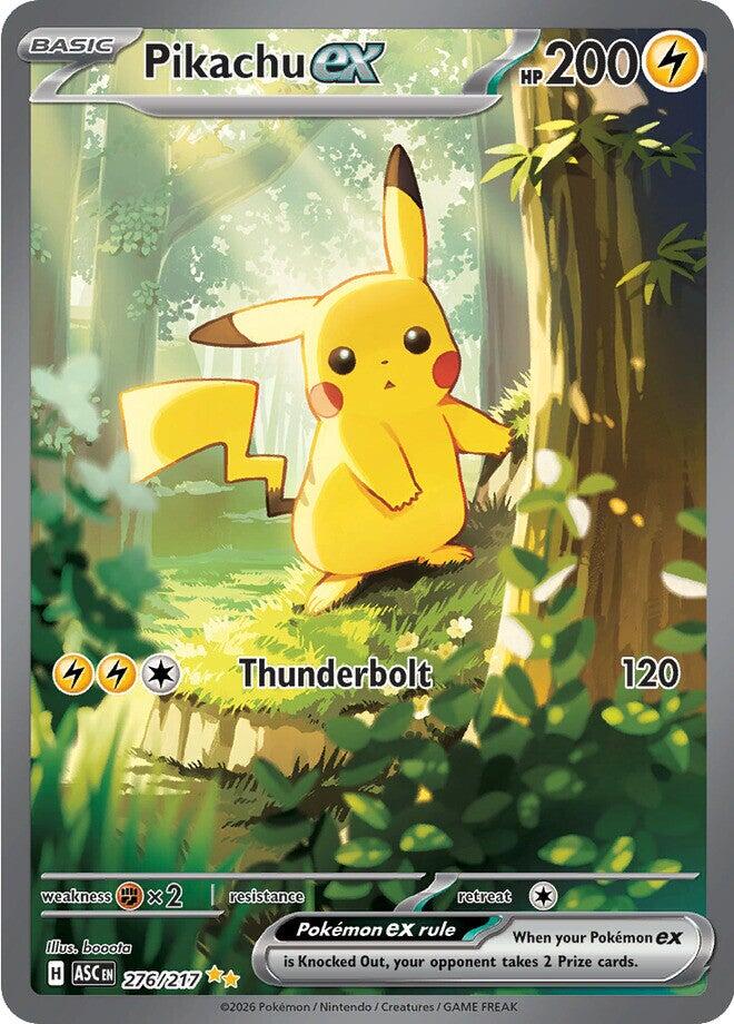 Pikachu ex (276/217) [Mega Evolution: Ascended Heroes] | Gear Gaming Fayetteville