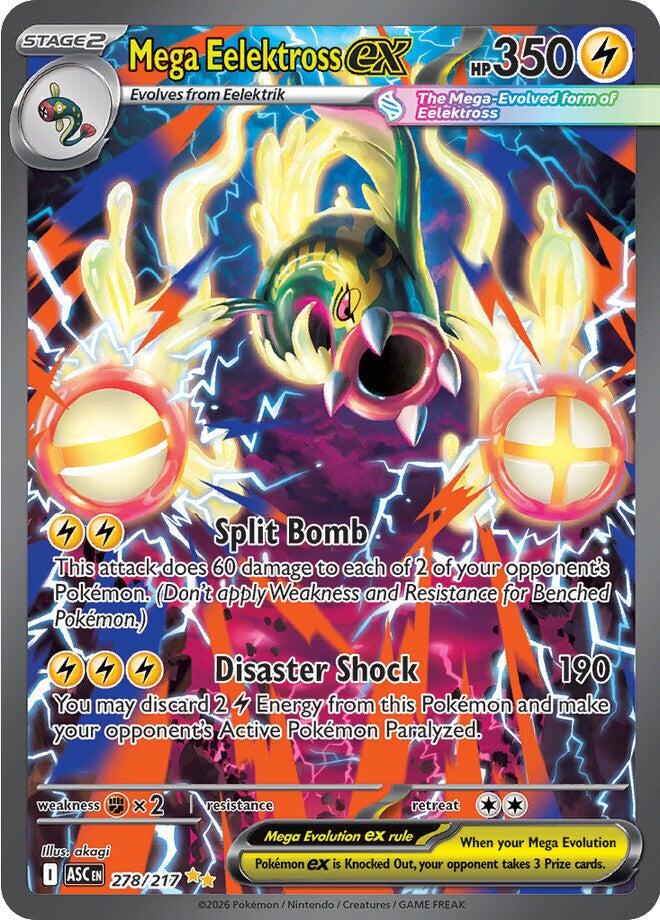 Mega Eelektross ex (278/217) [Mega Evolution: Ascended Heroes] | Gear Gaming Fayetteville