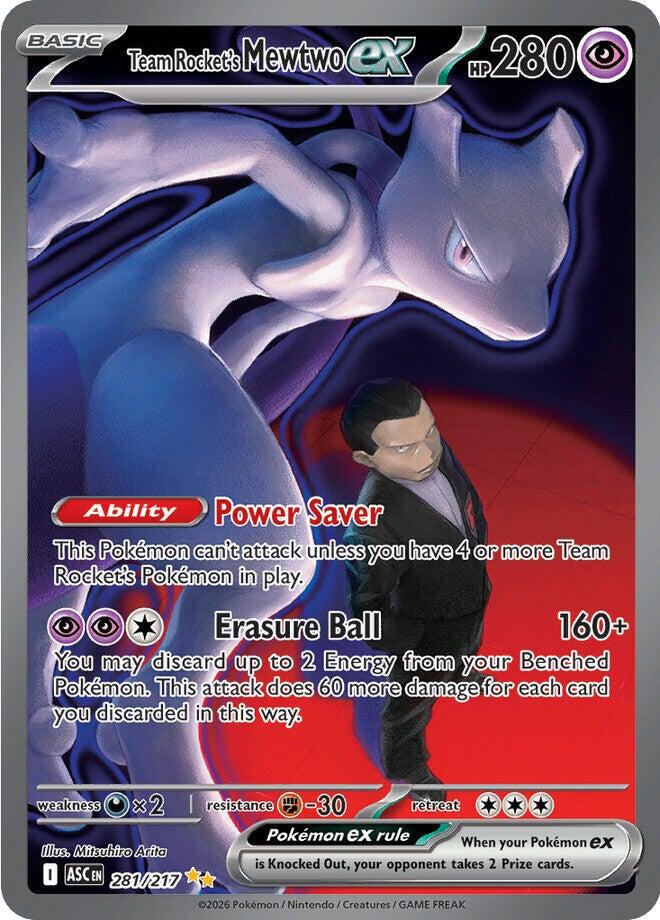 Team Rocket's Mewtwo ex (281/217) [Mega Evolution: Ascended Heroes] | Gear Gaming Fayetteville