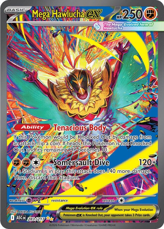 Mega Hawlucha ex (283/217) [Mega Evolution: Ascended Heroes] | Gear Gaming Fayetteville