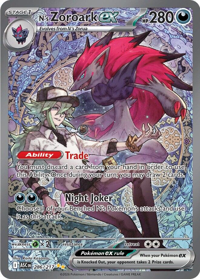 N's Zoroark ex (286/217) [Mega Evolution: Ascended Heroes] | Gear Gaming Fayetteville