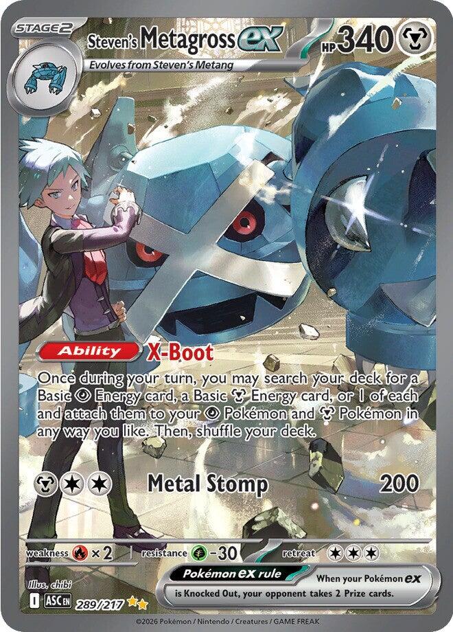 Steven's Metagross ex (289/217) [Mega Evolution: Ascended Heroes] | Gear Gaming Fayetteville