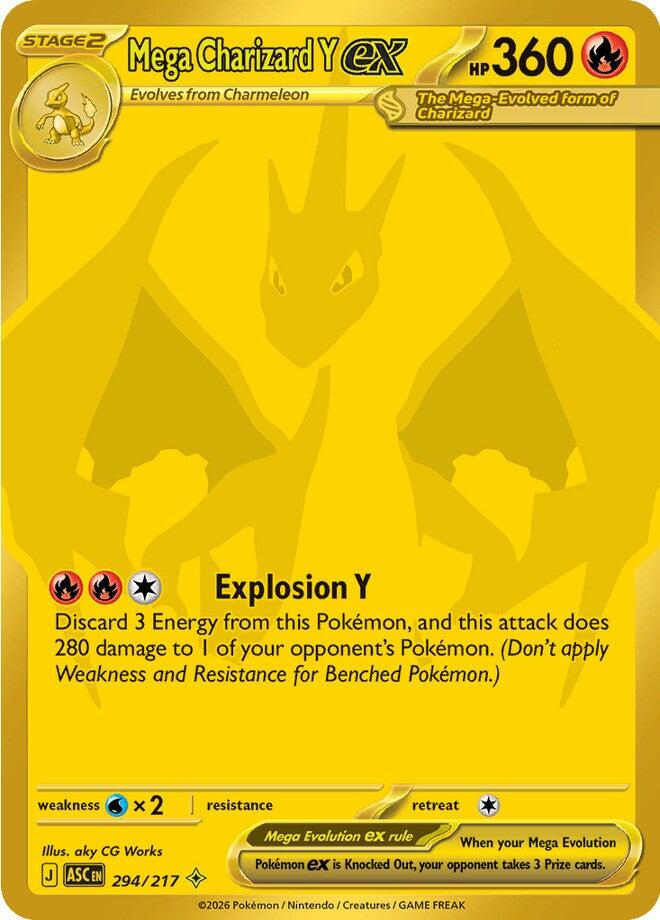 Mega Charizard Y ex (294/217) [Mega Evolution: Ascended Heroes] | Gear Gaming Fayetteville