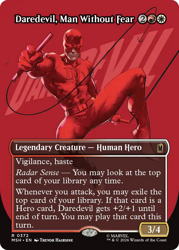 Daredevil, Man Without Fear (Borderless) (0372) [Marvel Super Heroes] | Gear Gaming Fayetteville