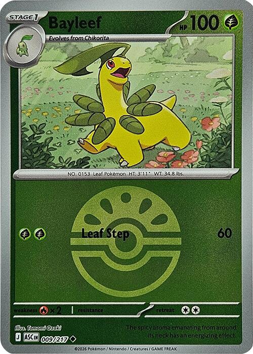 Bayleef (009/217) (Friend Ball) [Mega Evolution: Ascended Heroes] | Gear Gaming Fayetteville