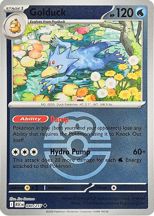 Golduck (040/217) (Love Ball) [Mega Evolution: Ascended Heroes] | Gear Gaming Fayetteville