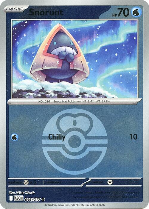 Snorunt (046/217) (Love Ball) [Mega Evolution: Ascended Heroes] | Gear Gaming Fayetteville